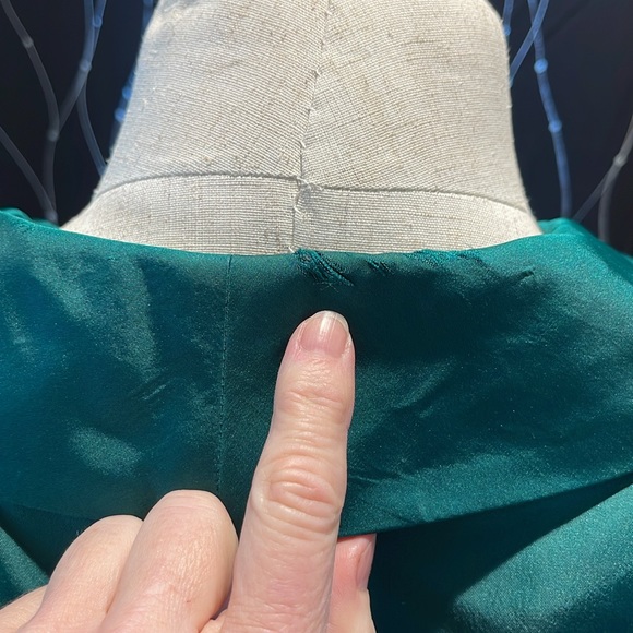 Vintage Emerald Green Dress and Jacket Set by Jay Thorpe of New York 1950’s - Picture 8 of 10